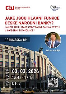 Jaké jsou hlavní funkce České národní banky, jakou roli hraje centrální banka státu v moderní ekonomice?